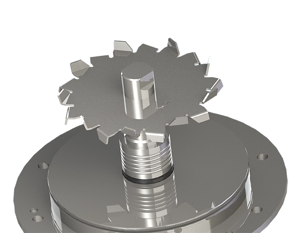 Saw-tooth impeller Disperser