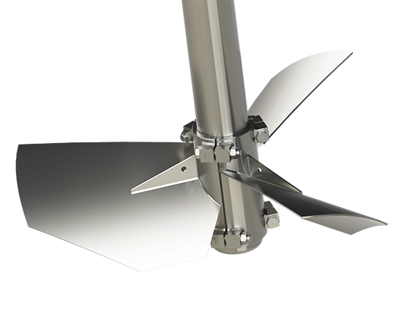 Propeller agitators