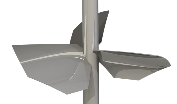 Propeller agitators